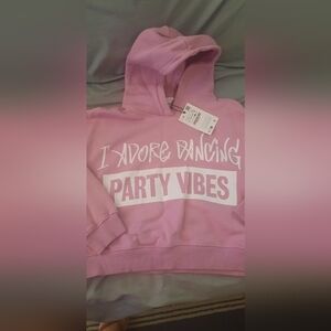 Kids Pink Hoodie - Party Vibes ZARA